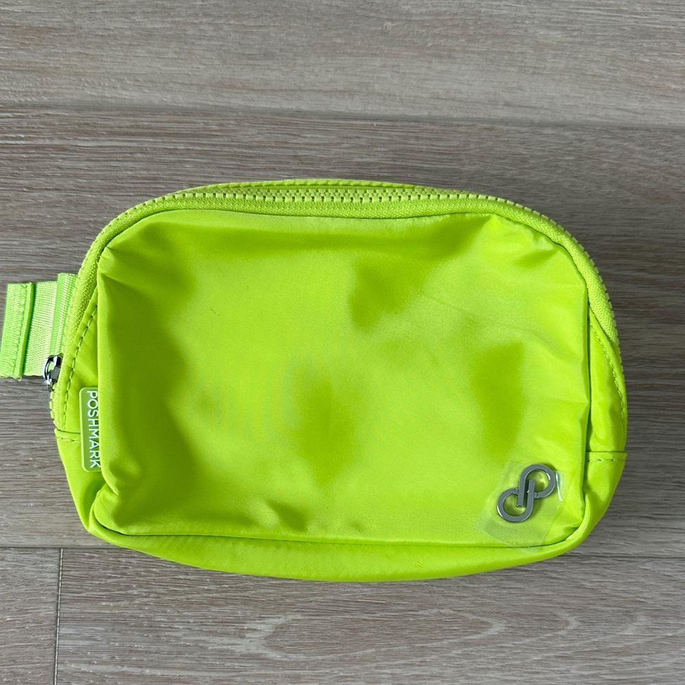 Neon Green Poshmark Branded Belt Bag